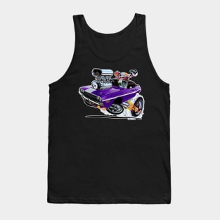 Vince Crain High Octane 1970 Challenger plum Tank Top